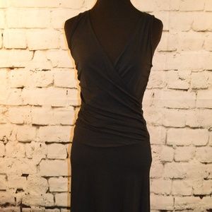 Cabi Women Black Cross Front Sleeveless Dress XS